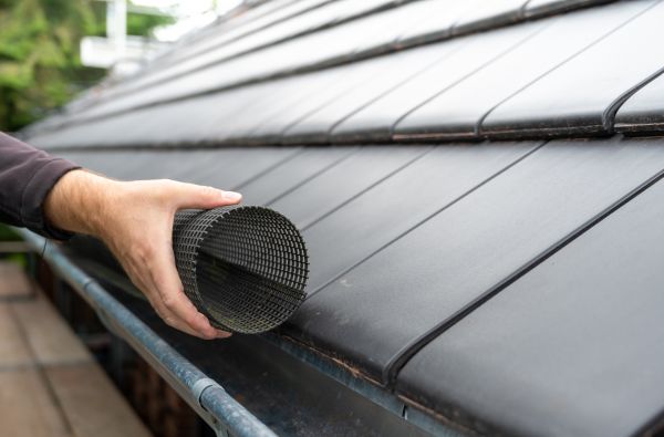 Gutter Mesh Installation in Lenoir